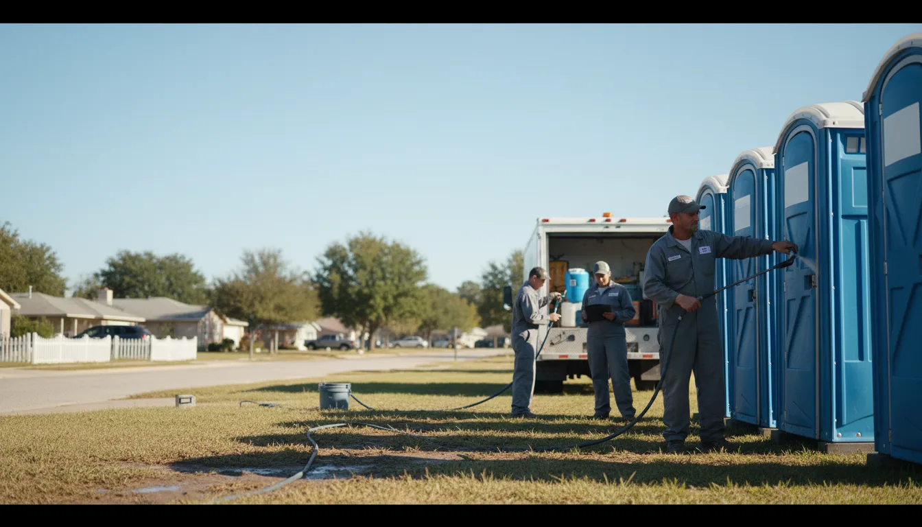 Long-Term Portable Toilet Rental in Bronson, KS near me
